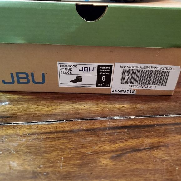 JBU Brava Encore ankle boots black size 6 - Picture 2 of 6